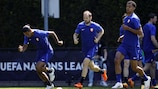 Netherlands train on Tuesday
