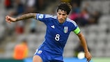 Sandro Tonali in action for Italy on Matchday 2