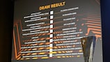 The play-off draw took place on Monday 7 August
