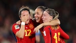Die Spanierinnen feiern ihren ersten WM-Titel