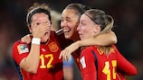 A Espanha festeja a vitória na final do Mundial