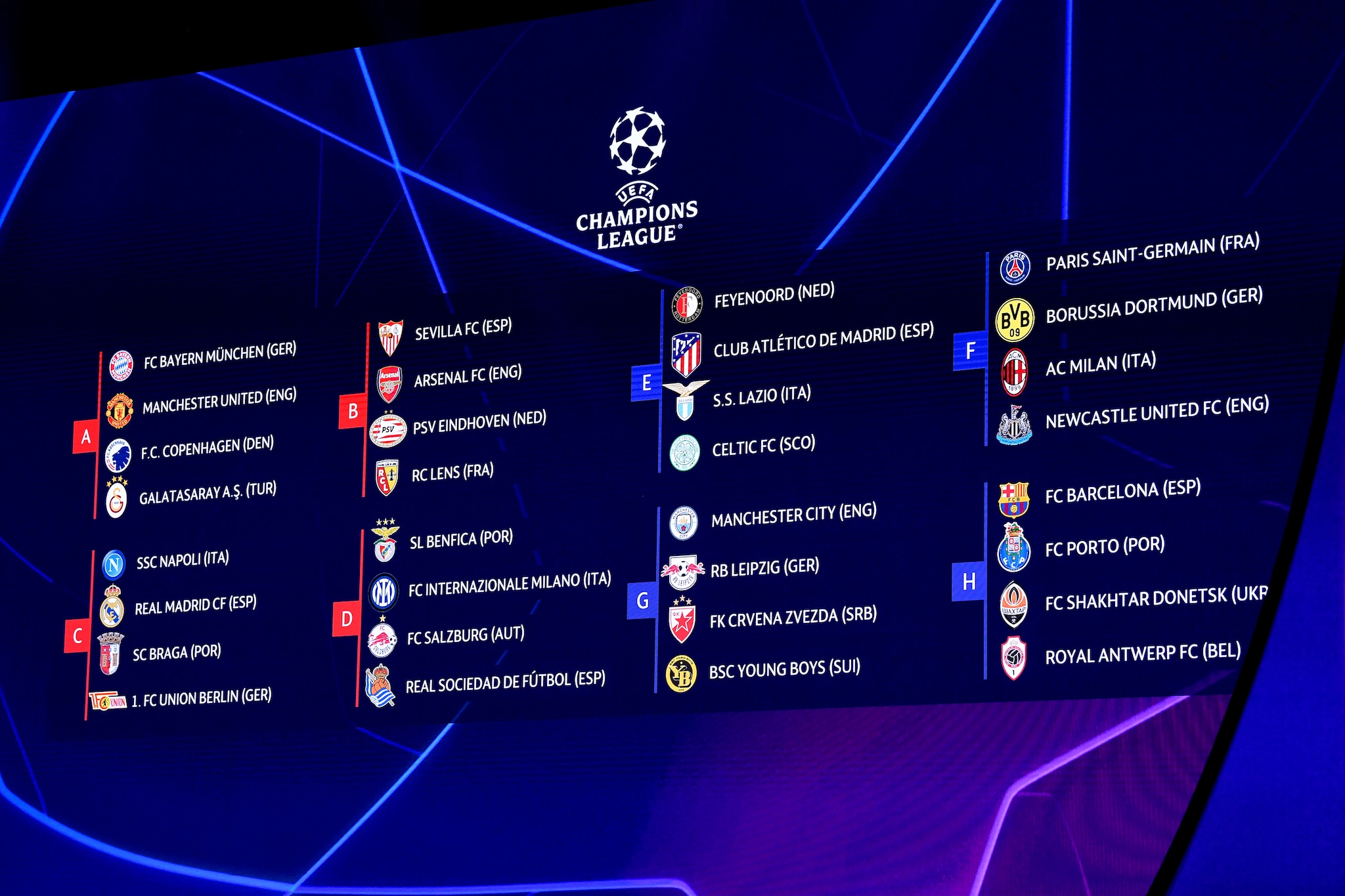 Watch UEFA Champions League Group Stage Draw Live in France
