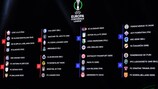 O resultado do sorteio da fase de grupos da UEFA Europa Conference League