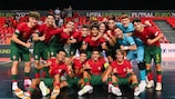 Portugal feiert den späten Sieg gegen Slowenien