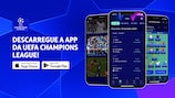 A app da UEFA Champions League é o local para saber tudo sobre a competição