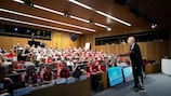 A view of the 14th UEFA Coach Education Conference in Nyon