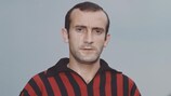 Великий футболист "Милана" и сборной Италии Джованни Лодетти в 1970 году 
