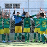 Children at a grassroots event in Larnaca, Cyprus