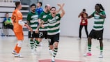 Sporting CP went through and in the process became the club with the most UEFA futsal competition goals and equalled the record win tally