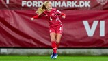  Sofie Bredgaard brilhou na importante vitória da Dinamarca sobre o País de Gales