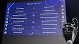 The UEFA Champions League round of 16 draw