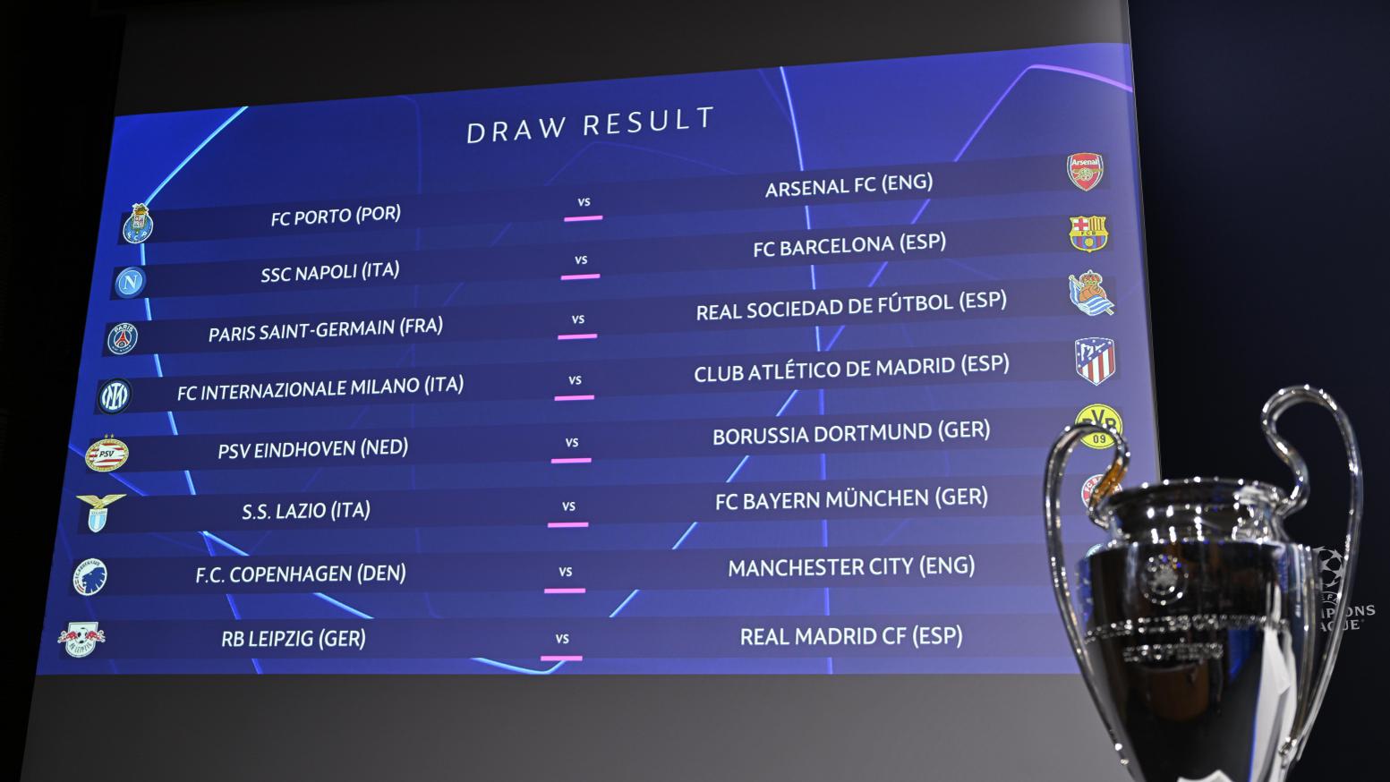 Quartas de final Champions League: jogos, datas e onde assistir
