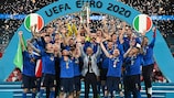 Italy lift the trophy at EURO 2020 