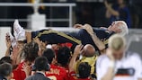 Luis Aragonés führte Spanien bei der EURO 2008 im Alter von 69 Jahren und 336 Tagen zum Titel