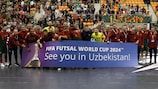 Portugal festeja o apuramento para mais uma fase final do Campeonato do Mundo de Futsal