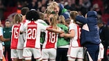 Ajax are the first Dutch quarter-finalists since 2006/07