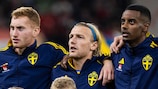 Dejan Kulusevski, Emil Forsberg e Alexander Isak, trio da Suécia, vão jogar na Liga C