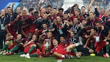 Португальцы празднуют победу на ЕВРО-2016