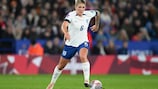 Millie Bright of England  during the UEFA Women's Nations League match between England and Belgium.