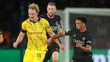 Dortmund and Paris met twice in this season's group stage