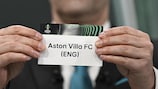 Aston Villa were drawn to face LOSC Lille