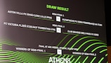 The draw set the course for the final in Athens