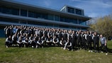  UEFA Pro License Student Exchange students at UEFA HQ