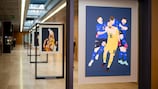 The EURO: Moments of Glory exhibition at UEFA HQ