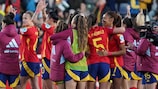 L'Espagne salue ses supporters après la victoire