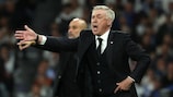  Carlo Ancelotti shouts instructions during his 200th UEFA Champions League game as a coach