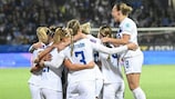 La Finlande célèbre son but contre l'Italie
