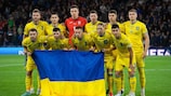L’équipe nationale masculine de football d’Ukraine.