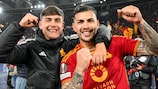 Roma put in an assured performance to progress past Milan