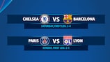 Ritorno semifinali: Chelsea - Barcellona, Paris Saint-Germain - Lione